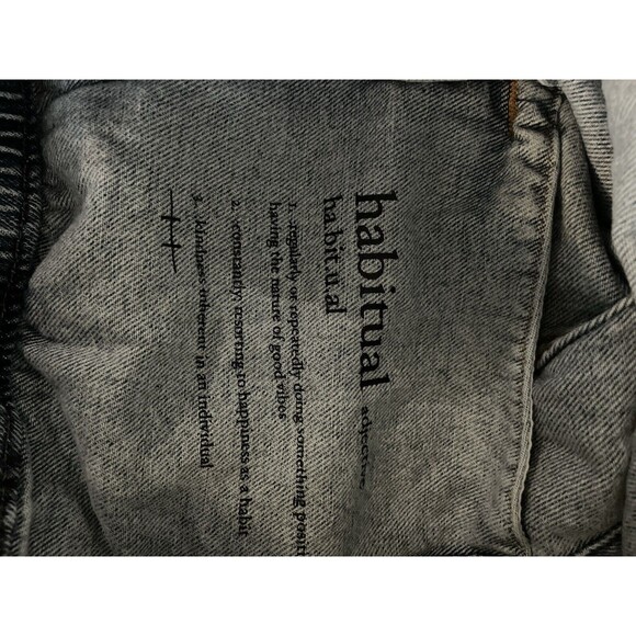 Habitual Oversized Denim Jacket Crop Short Sleeve Jacket Nordstroms SZ S - Picture 8 of 16
